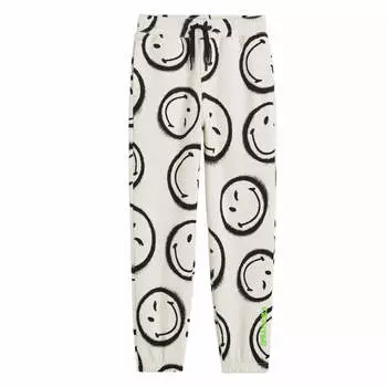 Джоггеры H&amp;M SmileyWorld Printed, белый