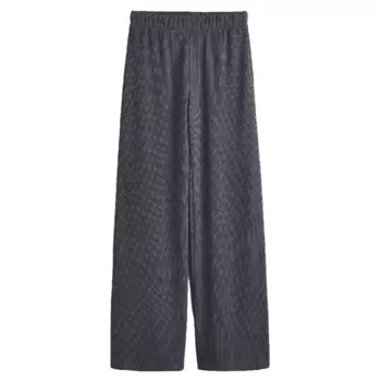 Джоггеры H&amp;M Waffled Jersey, темно-серый