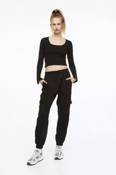 Джоггеры H&M, черный