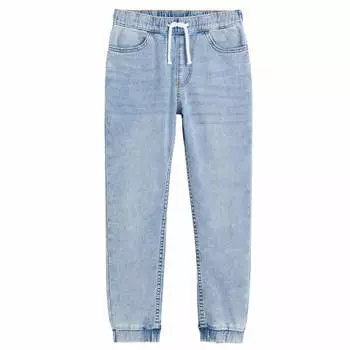 Джоггеры H&M Comfort Stretch Denim, голубой