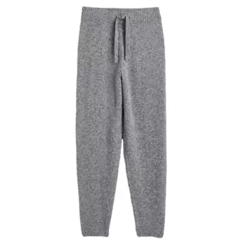 Джоггеры H&M Fine-knit, серый