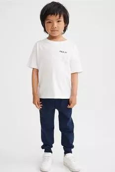 Джоггеры из джерси H&amp;M, военно-морской