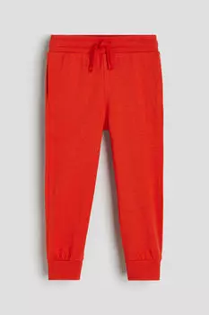 Джоггеры из джерси H&M, красный
