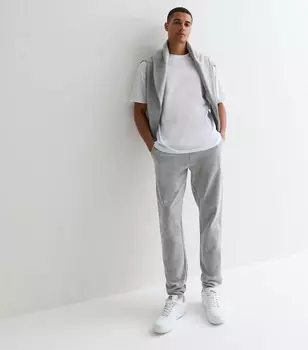 Джоггеры из джерси стандартного кроя New Look, серый