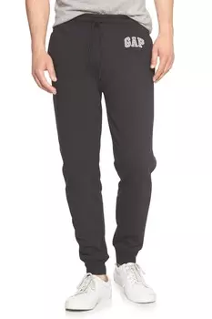 Джоггеры из флиса с логотипом Gap, черный