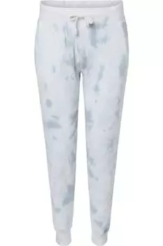 Джоггеры из флиса с узором «тай-дай» J. America, цвет grey tie dye