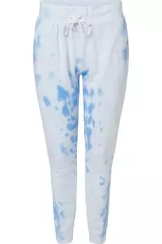 Джоггеры из флиса с узором «тай-дай» J. America, цвет periwinkle tie dye