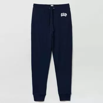 Джоггеры из французского трикотажа с вышитым логотипом Gap, синий