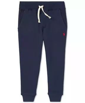 Джоггеры из хлопкового флиса для малышей и маленьких мальчиков Polo Ralph Lauren, серый