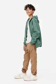 Джоггеры из хлопкового твила H&M