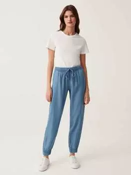 Джоггеры из лиоцелла Ovs, цвет light blue