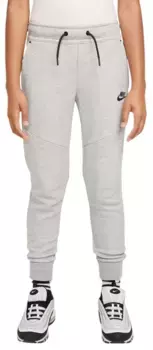 Джоггеры из технического флиса для мальчиков Nike, цвет Dk Grey Heather/Black