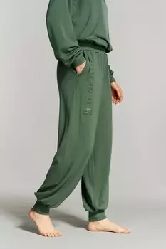 Джоггеры из вискозной смеси B By Ted Baker, зеленый