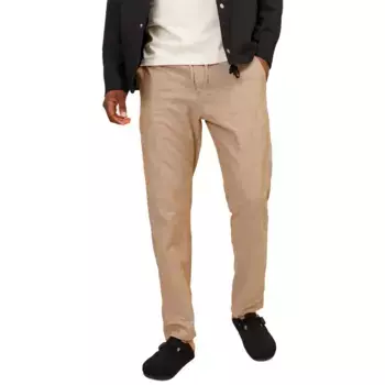 Джоггеры Jack & Jones Kane Summer Linen Blend, бежевый