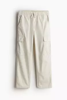 Джоггеры-Карго H&M, бежевый