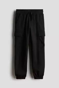 Джоггеры-Карго H&M, черный