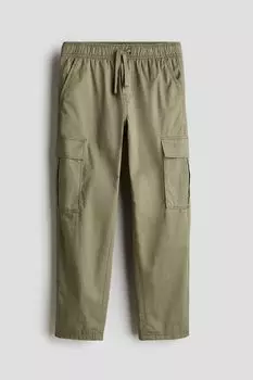 Джоггеры-Карго H&M, хаки
