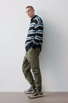 Джоггеры-карго H&M, хаки
