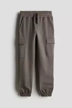 Джоггеры-Карго H&M, коричневый