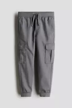 Джоггеры-Карго H&M, серый