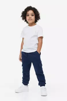 Джоггеры-карго H&M, синий