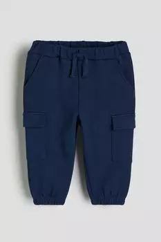 Джоггеры-Карго H&M, синий