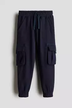 Джоггеры-Карго H&M, синий