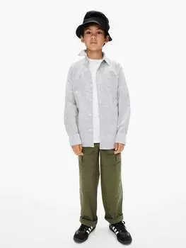 Джоггеры-Карго из хлопка с кулиской Gap, цвет army green