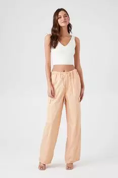 Джоггеры карго из поплина Forever 21