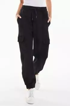 Джоггеры карго-понте Threadbare, черный