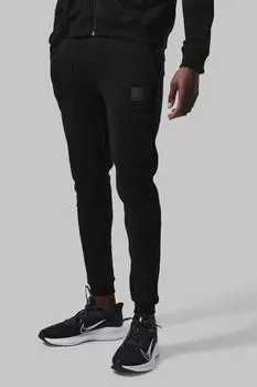Джоггеры man active gym с карманами Boohoo, черный