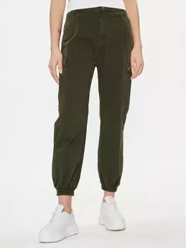 Джоггеры мешковатого кроя Please, зеленый