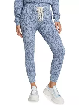 Джоггеры n:Philanthropy Teacup Mila на шнуровке, голубой