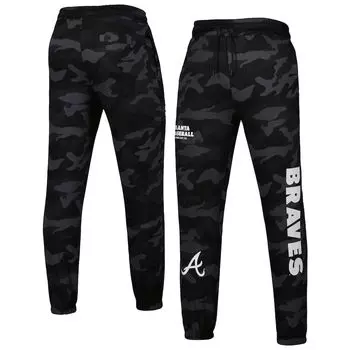 Джоггеры New Era Atlanta Braves, черный