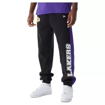 Джоггеры New Era Los Angeles Lakers NBA Large Graphic, черный