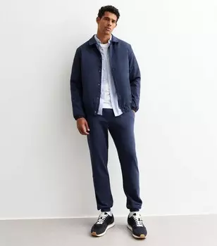 Джоггеры New Look из джерси стандартного кроя, темно-синий