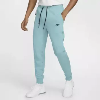Джоггеры Nike Sportswear Tech Fleece, цвет Denim Turquoise/Black