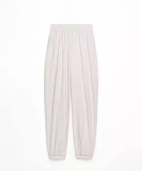 Джоггеры Oysho Light Touch, кремовый