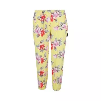 Джоггеры Palm Angels Hibiscus Sleek Joggers Yellow/White, разноцветный