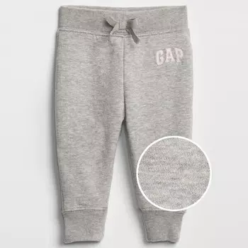 Джоггеры с капюшоном и нашивкой-логотипом Gap, серый