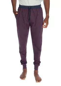 Джоггеры с контрастным поясом и манжетами Unsimply Stitched, цвет Heather Purple