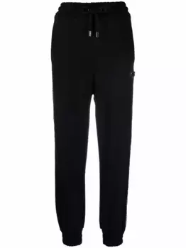 Джоггеры с кристаллами Philipp Plein, черный