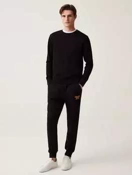 Джоггеры с логотипом Grand & Hills, цвет black