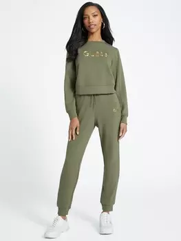Джоггеры с логотипом Sol Guess Factory, цвет Dusty Sage