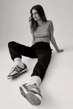 Джоггеры с манжетами, 2 пары The Set, серый