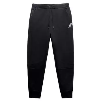 Джоггеры с молниями Zara, черный
