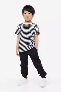 Джоггеры с начесом внутри H&M, черный