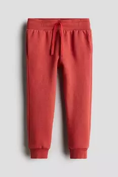 Джоггеры с начесом внутри H&M, красный