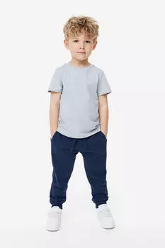 Джоггеры с начесом внутри H&M, синий