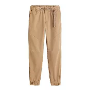 Джоггеры с поясом H&amp;M Regular Fit, бежевый